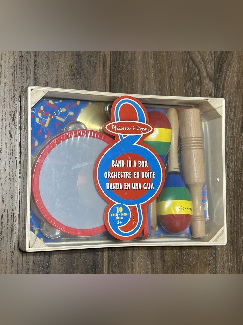 Melissa & Doug, Band-In-A-Box, NEW/Sealed, 10 Piece set, Age 3+